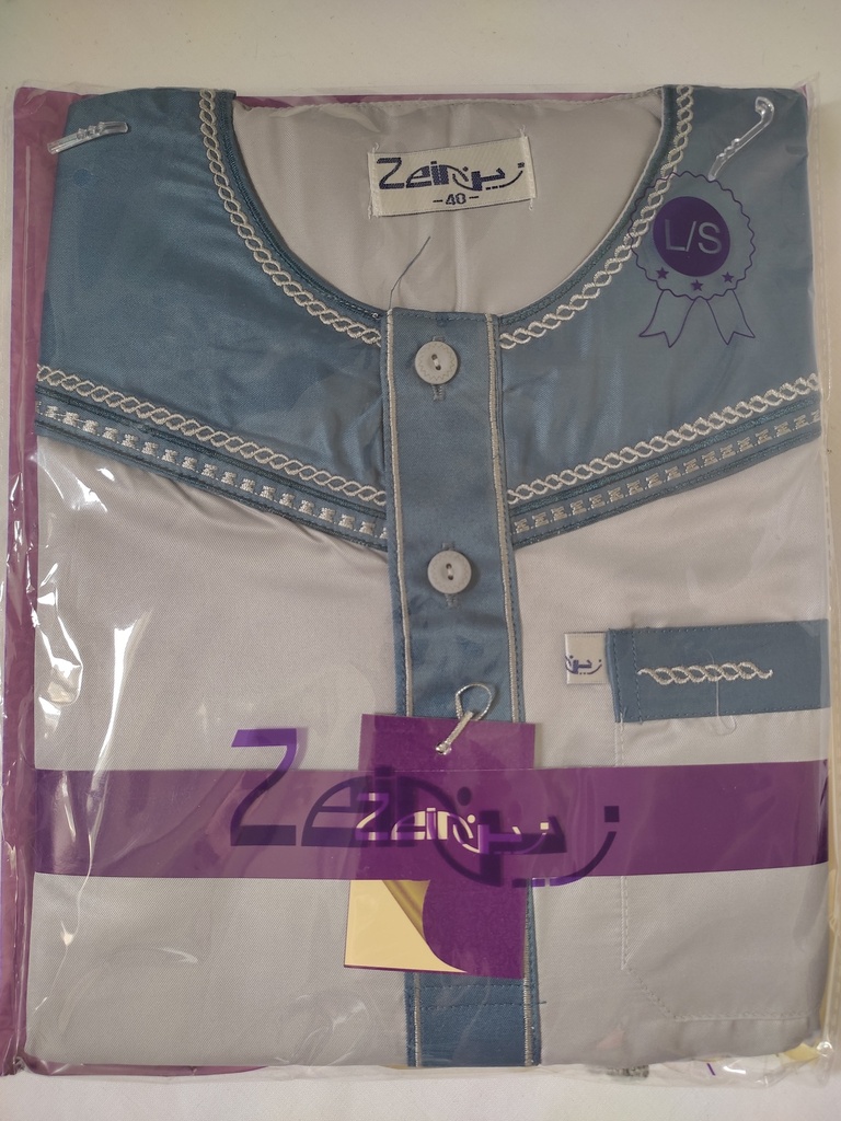 QAMIS BICOLORE AVEC PANTALON