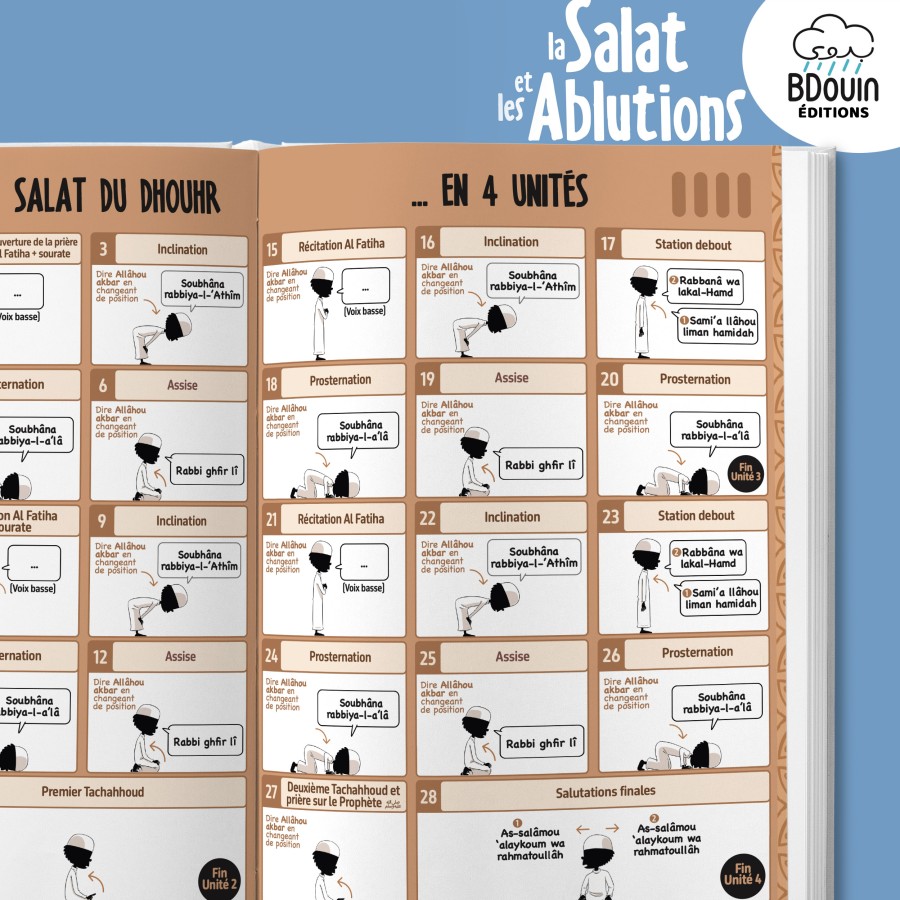 MINI GUIDE ILLUSTRE : LA SALAT ET LES ABLUTIONS GARCON