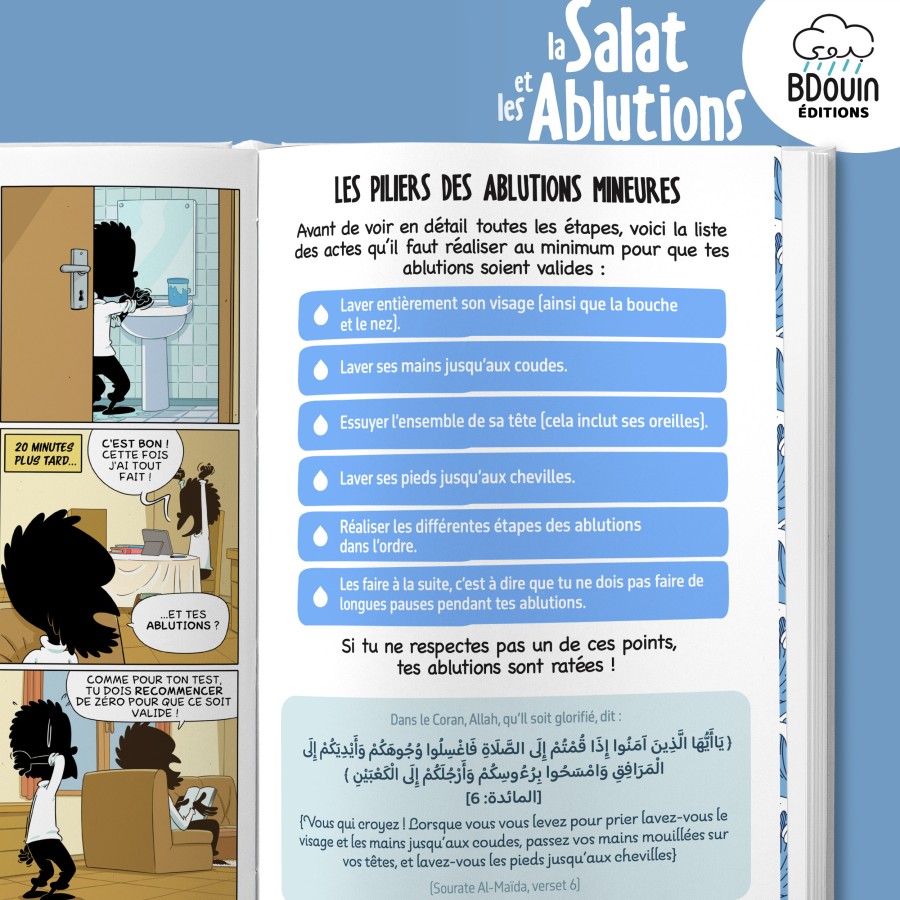 MINI GUIDE ILLUSTRE : LA SALAT ET LES ABLUTIONS GARCON