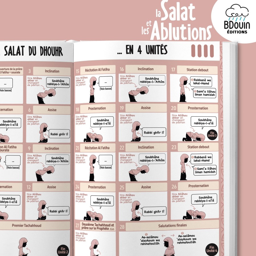 MINI GUIDE ILLUSTRE : LA SALAT ET LES ABLUTIONS FILLE