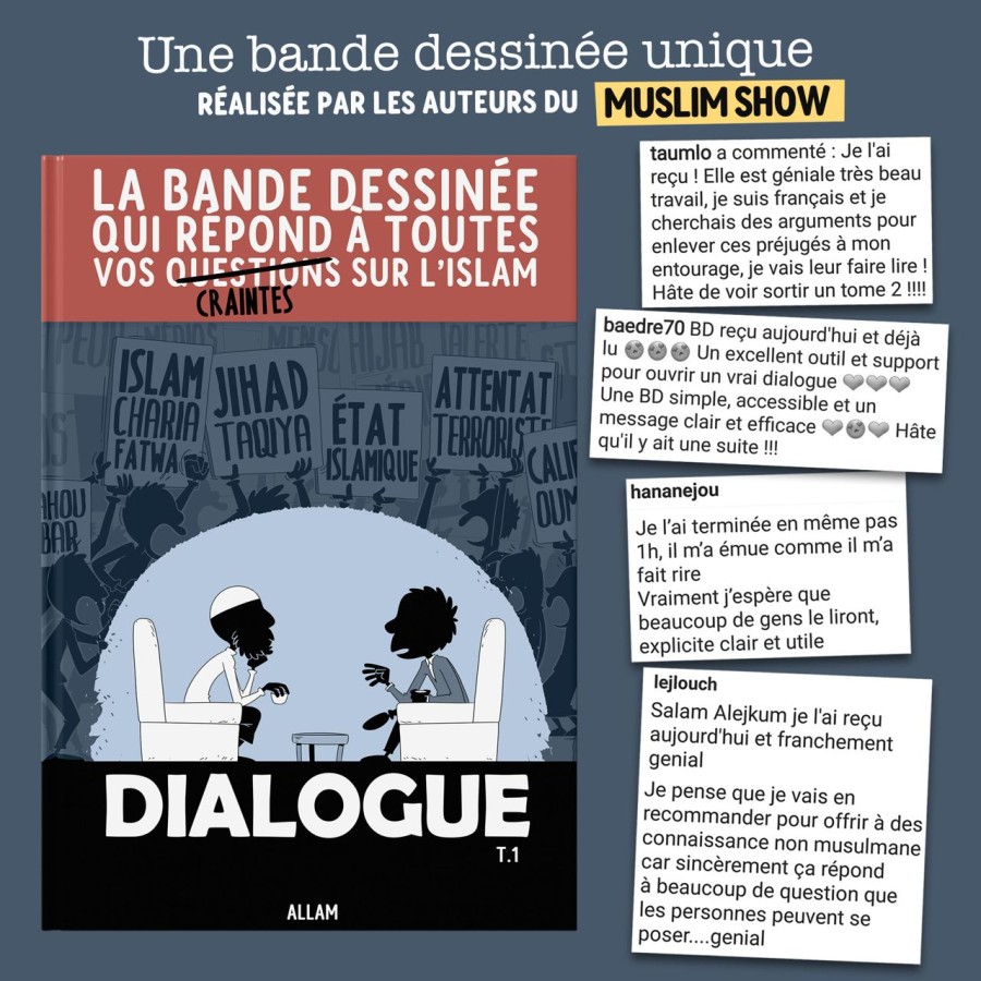 DIALOGUE T1 : la BD qui répond à vos craintes et vos questions sur l'Islam