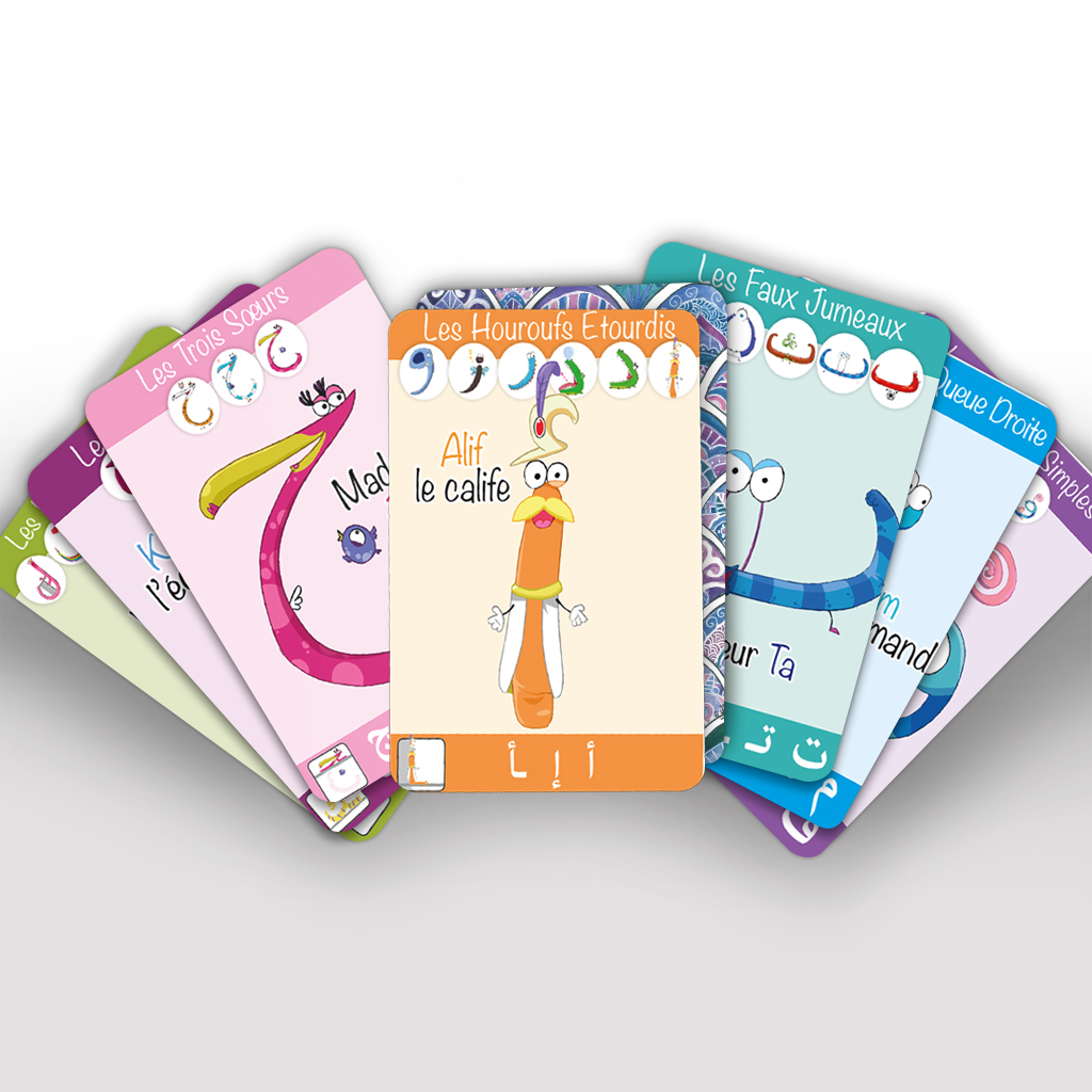 JEU DES 7 FAMILLES DU MONDE DES HOUROUFS