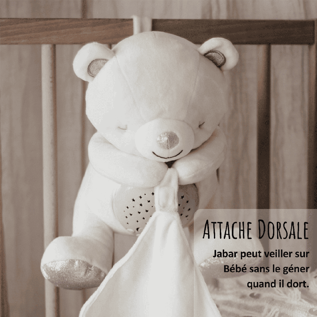 JABAR L'OURSON INTERACTIF- DÉTECTEUR DES CRIS DU BÉBÉ