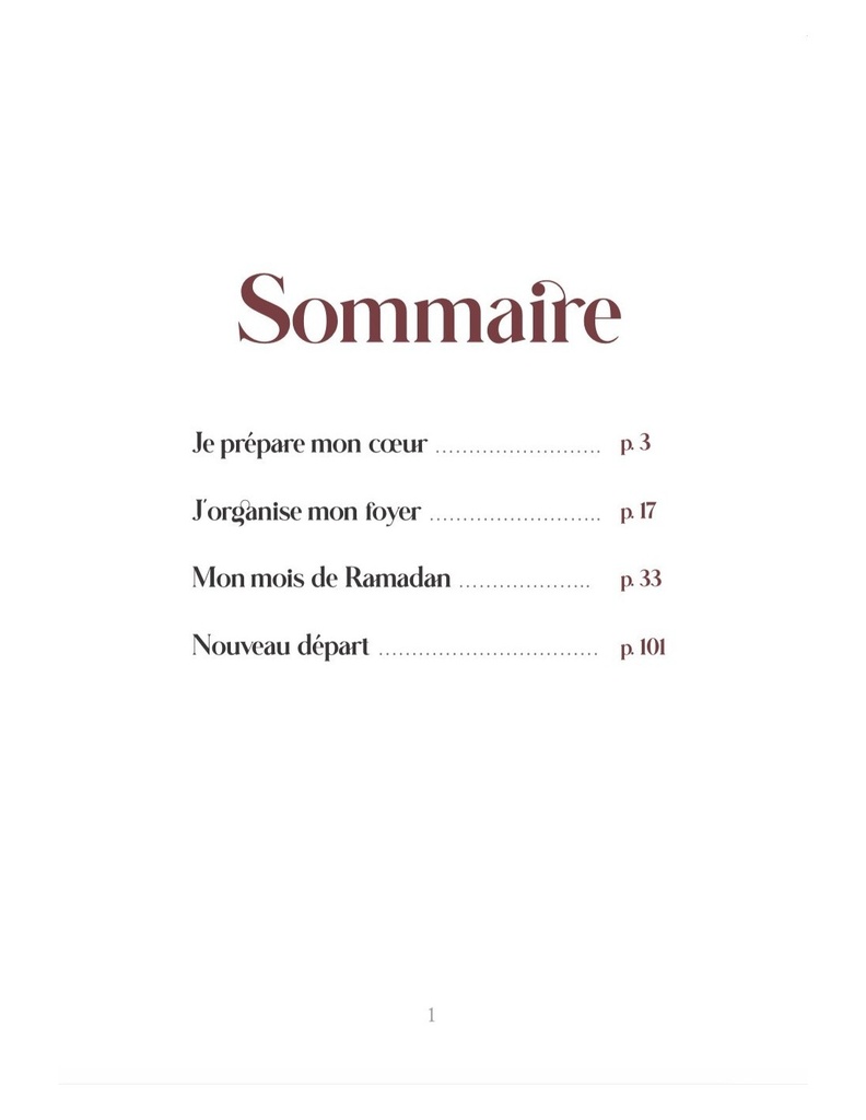 J'ORGANISE MON RAMADAN - LE PLANNER