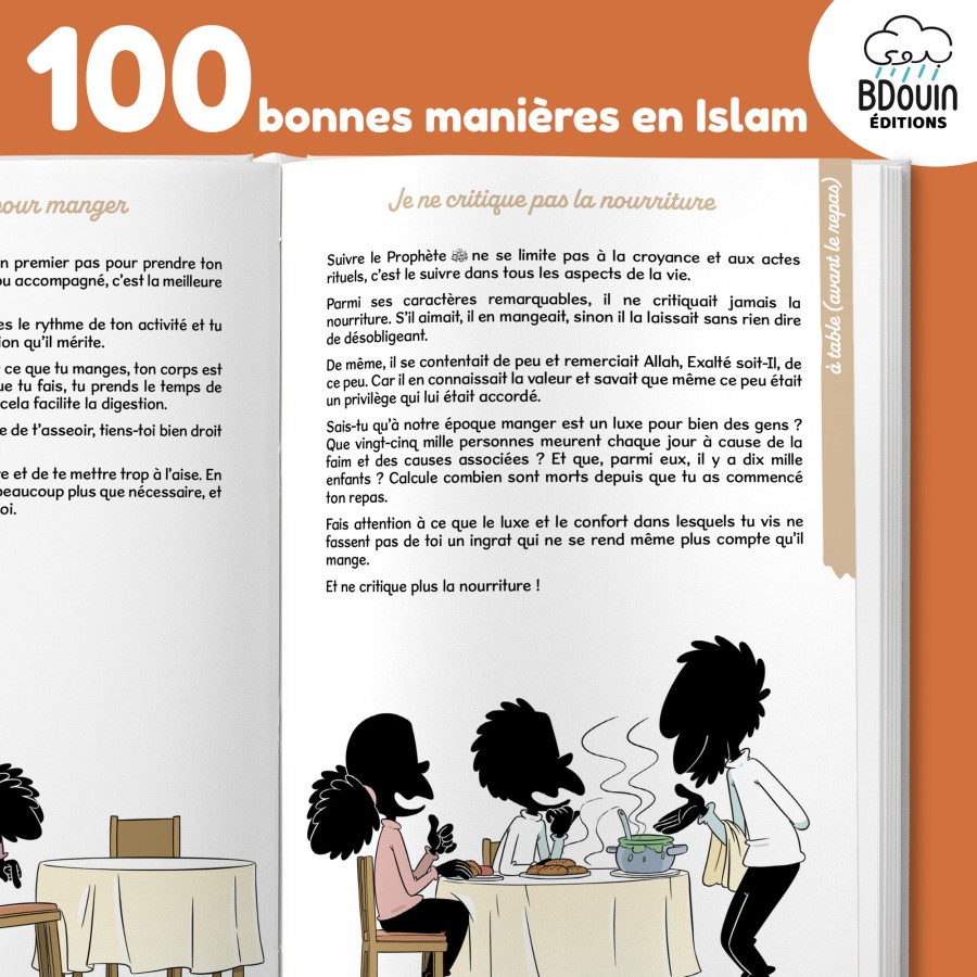 MINI GUIDE ILLUSTRE : 100 BONNES MANIERES EN ISLAM
