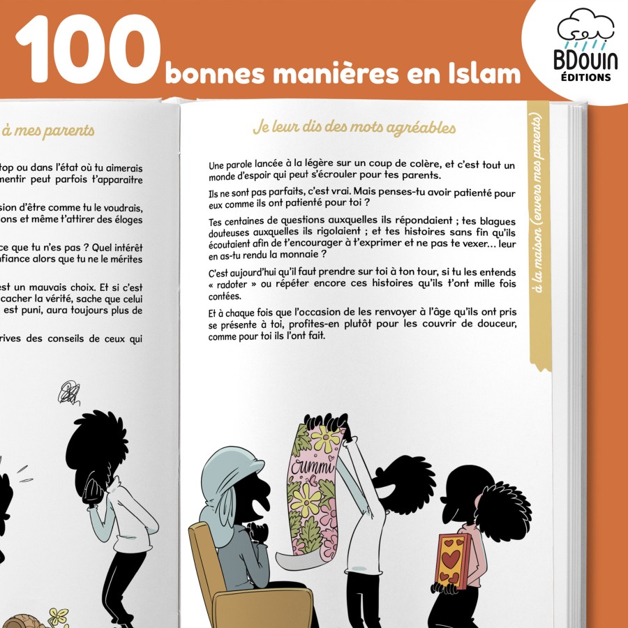MINI GUIDE ILLUSTRE : 100 BONNES MANIERES EN ISLAM