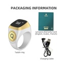 TASBIH BAGUE ZIKR RING - Blanc