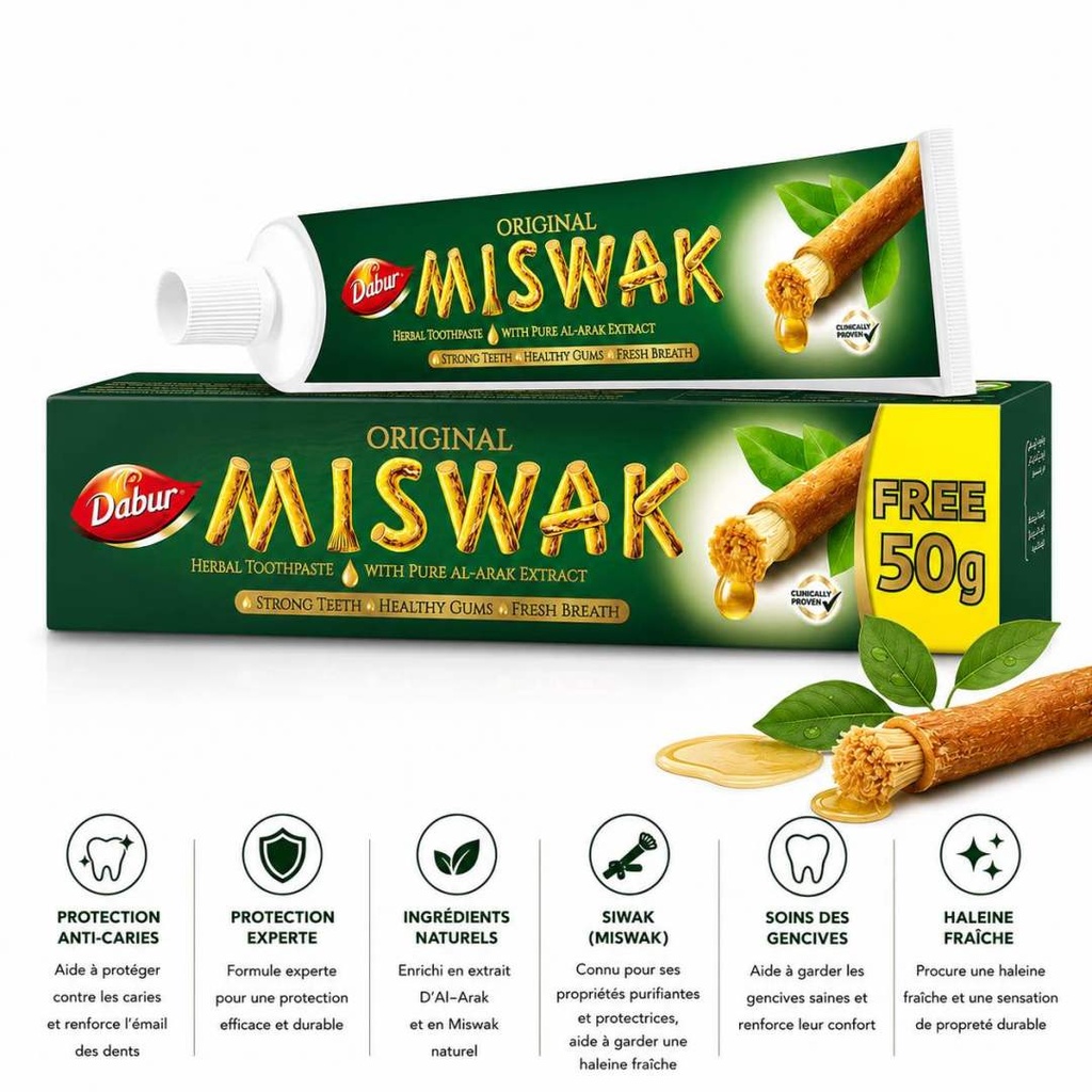 DENTIFRICE MSIWAK 170G - DABUR