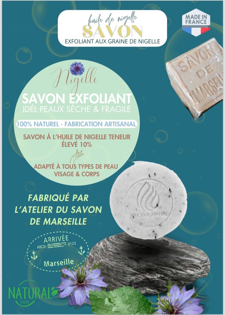 SAVON EXFOLIANT A LA NIGELLE
