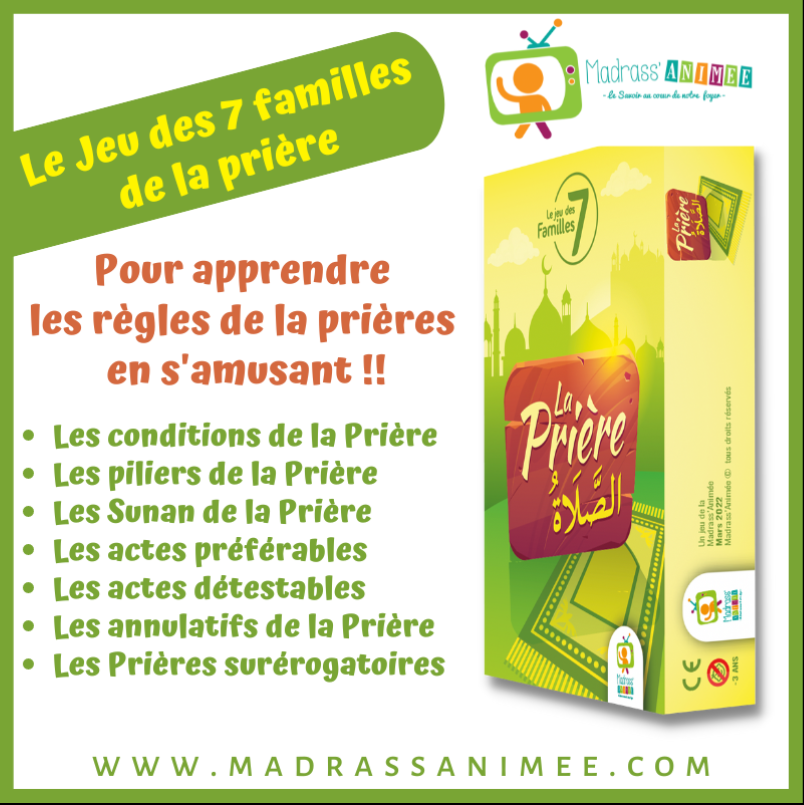 JEU DES 7 FAMILLES - LA PRIERE