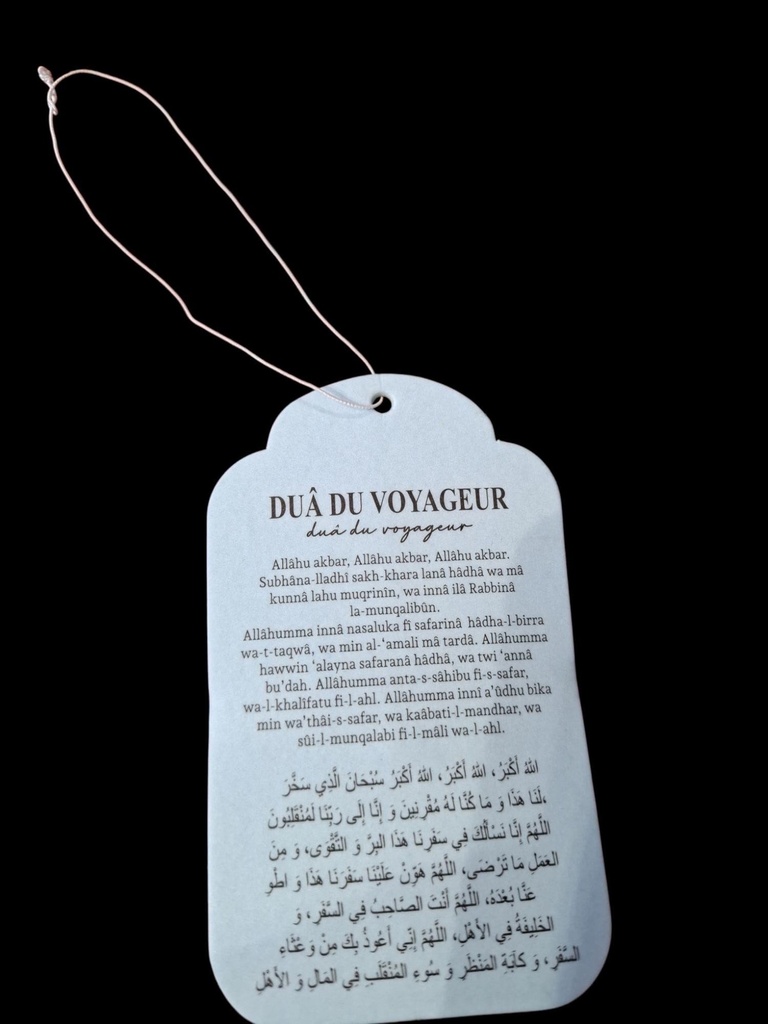 SAPIN PARFUME VOITURE AVEC DUAA DU VOYAGEUR